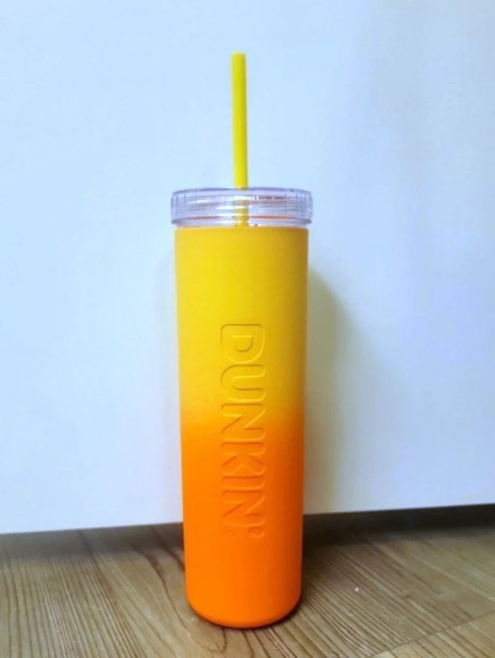 NWT Dunkin Donuts Tumbler With Straw